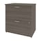 Bestar Bestar Universel 29W Lateral File Cabinet  in bark grey 46630-1147 - alternate 1